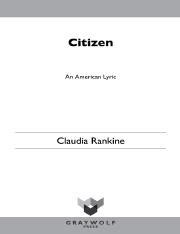 crizen poen|claudia rankine citizen full text.